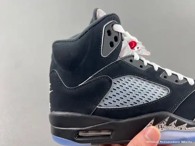 Official Maikesneakers Air Metallic HF3975-001 5 Reimagined Jordan Black 0421